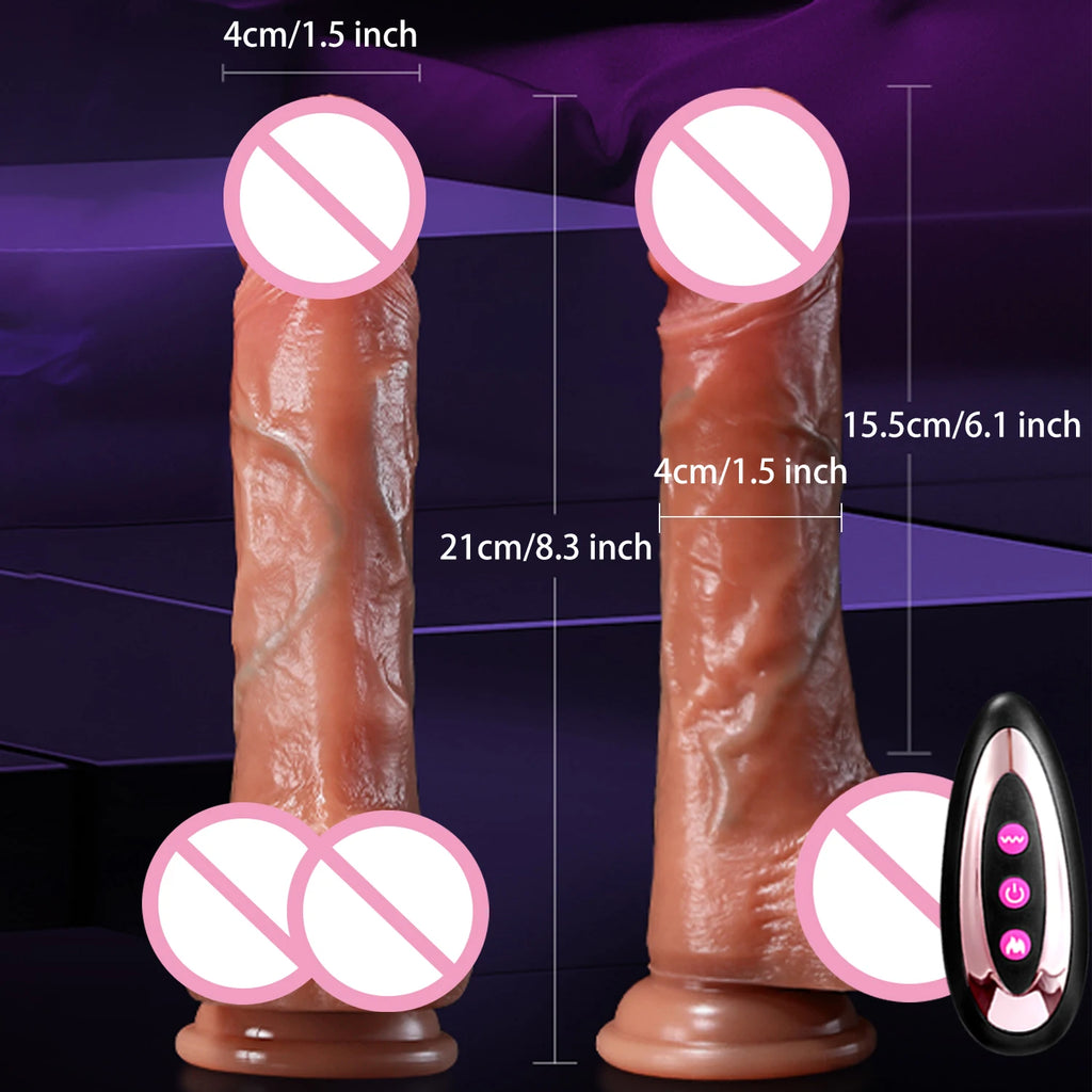 Realistic Dildos Vibration For Women Masturbation Sexy Adult Sex Toys Anal Toys Penetration Anal Thrusting Penis Dildo Vibrator