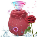 Rose-Sucking Sex Toys Dildo Vibrator for Women 3in1 Thrusting G Spot Anal Vibrators Stimulator Female Vibrating Egg Adult Toys