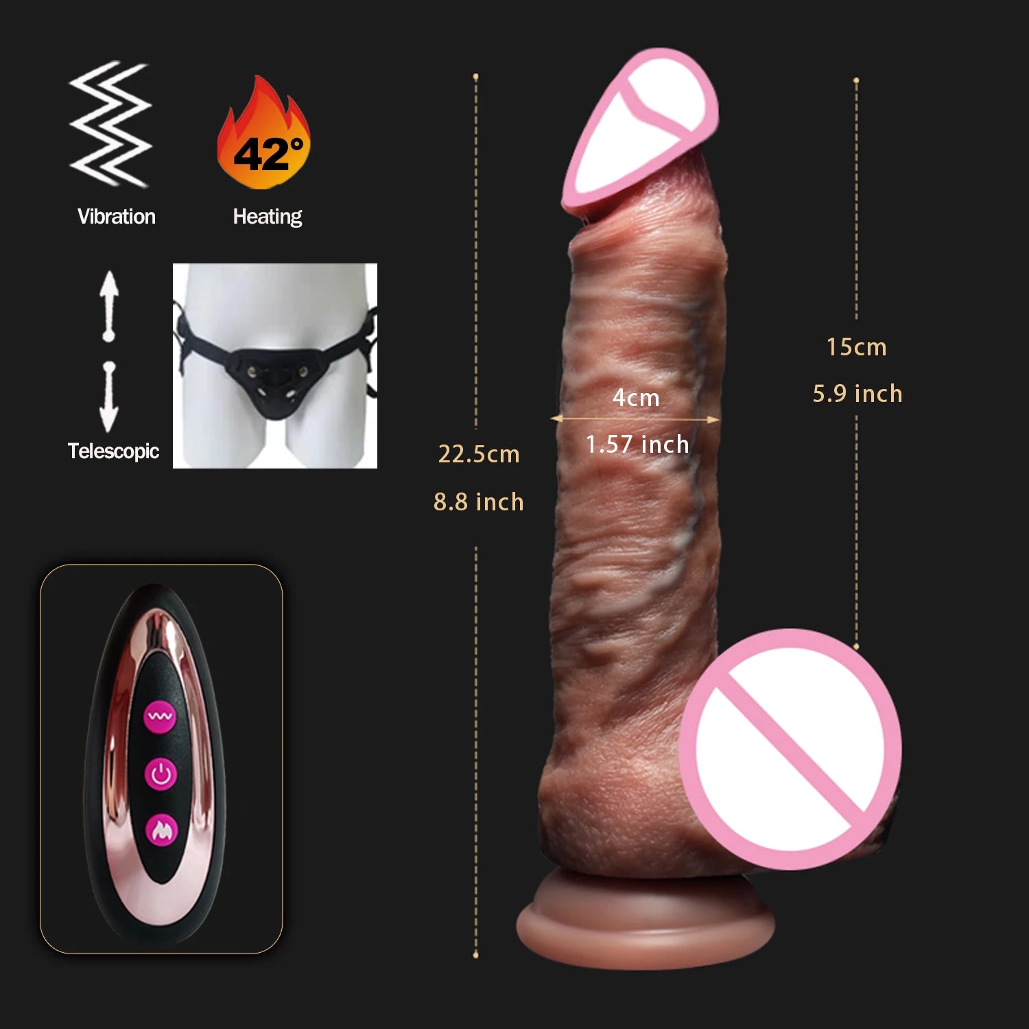 Realistic Dildos Vibration For Women Masturbation Sexy Adult Sex Toys Anal Toys Penetration Anal Thrusting Penis Dildo Vibrator