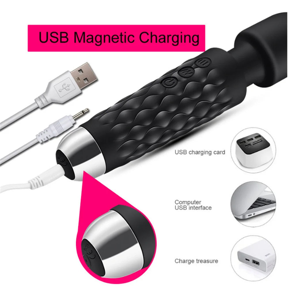 Powerful AV Vibrator Magic-Wand Clitoris Stimulator Sex Toys for Women G spot Massager Adult Female Erotic Product
